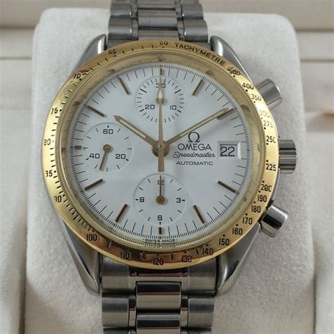 omega watch white gold bezel|omega speedmaster chronograph.